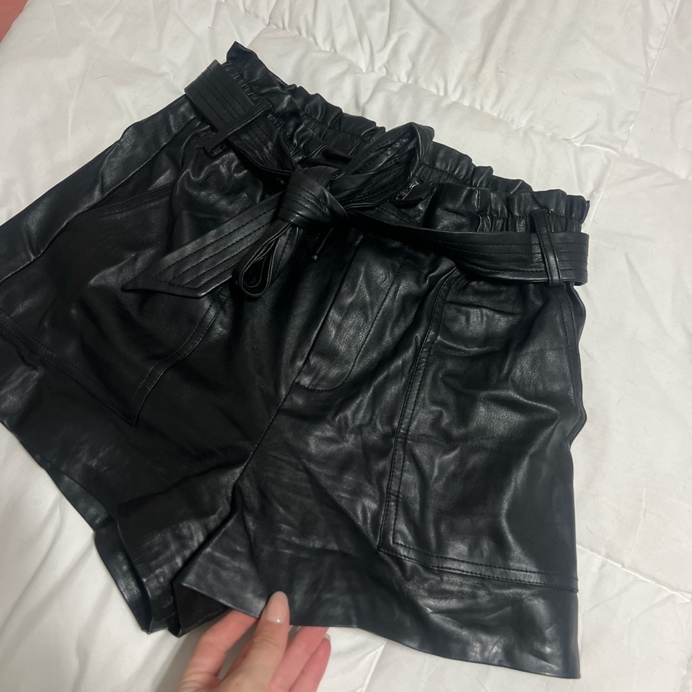 SILENT leather shorts - Picture 9 of 15